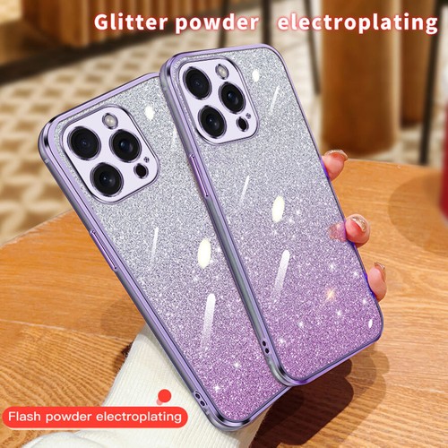 Purple bling glitter case for - glitter,