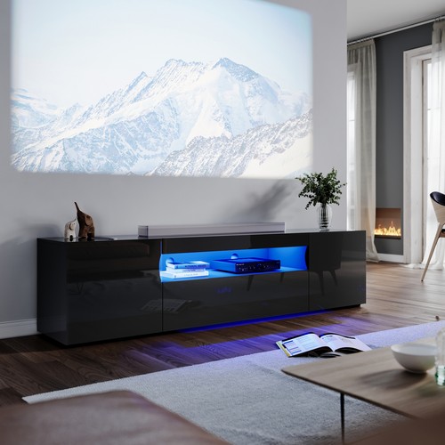 Black 200cm high - high, tv