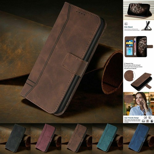 Skin leather wallet phone case - leather,