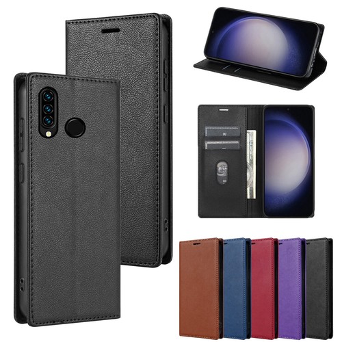 Flip leather phone case - phone,